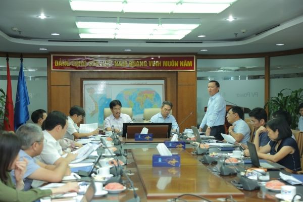 Lãnh đạo Petrovietnam làm việc với PV Power về chương trình giám sát hoạt động SXKD năm 2022