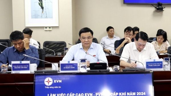 Lãnh đạo EVN và Petrovietnam trao đổi về công tác cung cấp khí cho sản xuất điện năm 2024