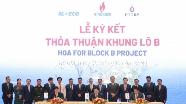 Petrovietnam ký kết triển khai chuỗi dự án khí điện Lô B