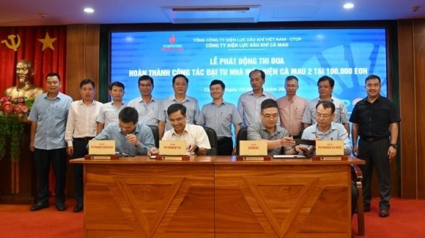 Phát động thi đua hoàn thành đại tu Nhà máy điện Cà Mau 2: An toàn - Chất lượng - Vượt tiến độ