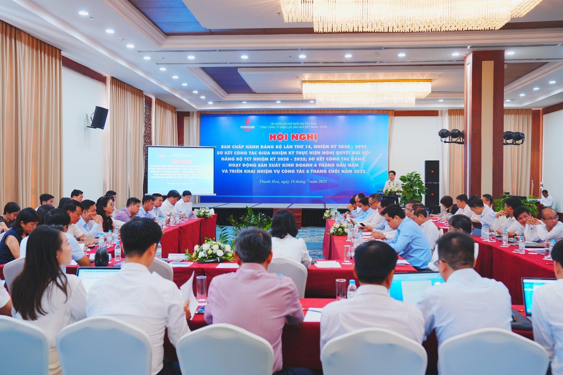 PV Power tổ chức Hội nghị Ban Chấp hành Đảng bộ TCT lần thứ 14, nhiệm kỳ 2020 – 2025 và Hội nghị sơ kết hoạt động SXKD 6 tháng đầu năm và triển khai kế hoạch 6 tháng cuối năm 2023.