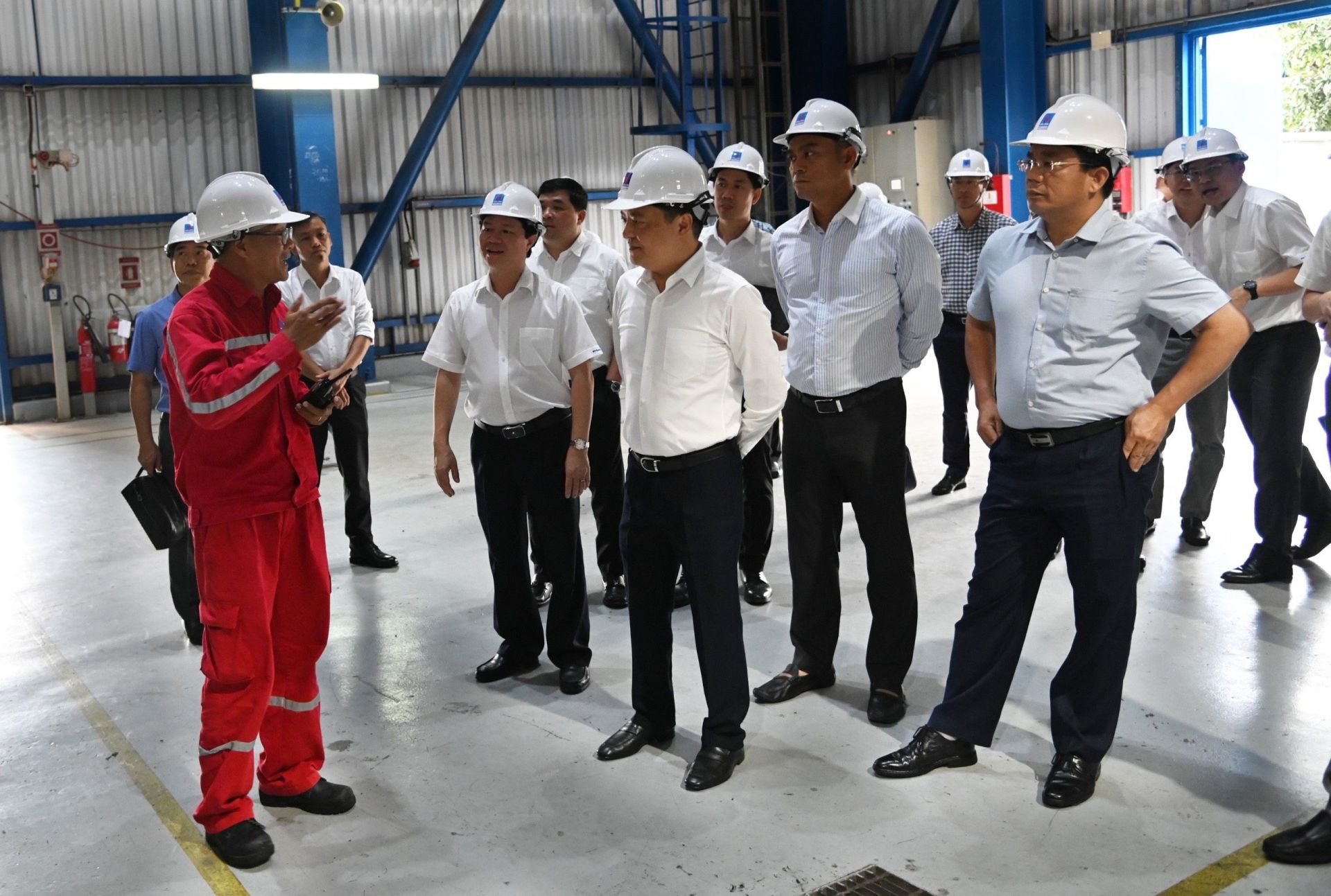 Chủ tịch HĐQT PV Power đến thăm và làm việc tại PV Power Ca Mau