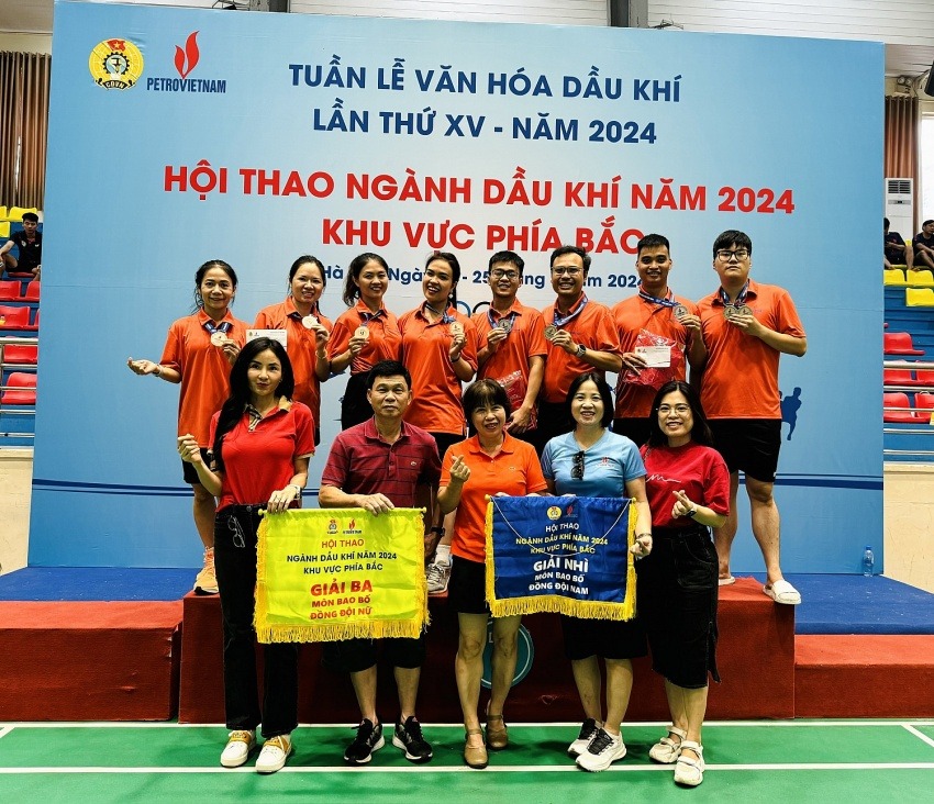 Công đoàn PV Power đạt nhiều giải cao tại Hội thao ngành Dầu khí khu vực phía Bắc 2024