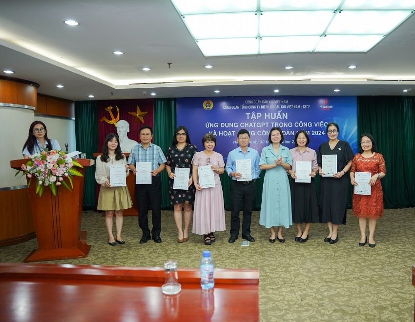 Công đoàn PV Power tập huấn Ứng dụng ChatGPT trong hoạt động