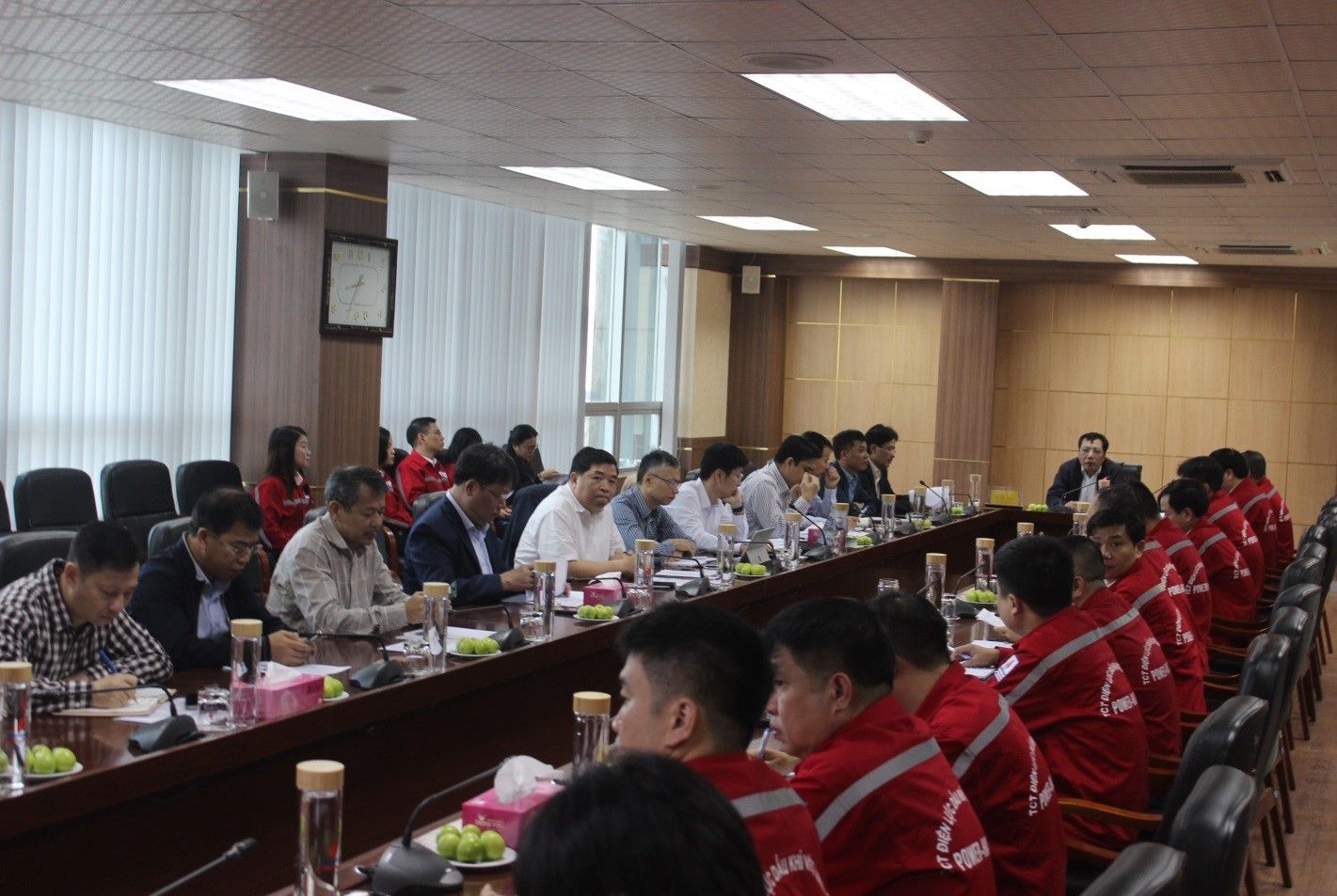 Tổng giám đốc PV Power làm việc với  PV Power Ha Tinh