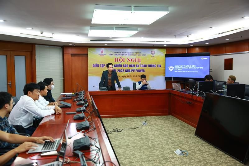 PV Power tổ chức Hội nghị diễn tập thực chiến bảo đảm an toàn thông tin mạng năm 2023