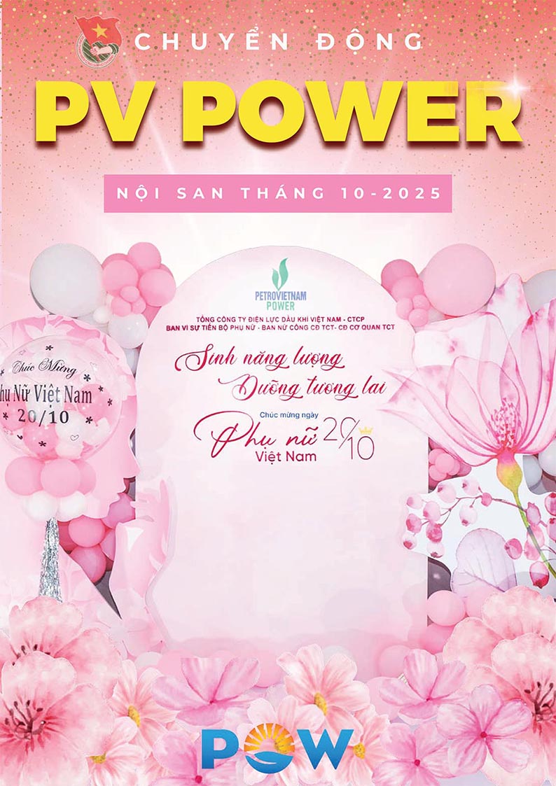 PV power nội san tháng 10