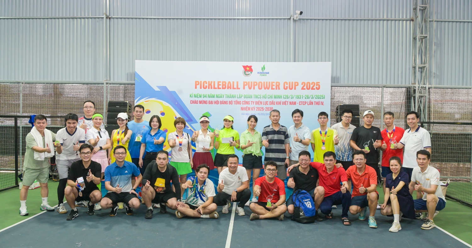 Sôi nổi Giải Pickleball PV Power Cup 2025: Sân chơi thể thao gắn kết đoàn viên thanh niên