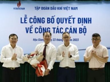 Petrovietnam công bố các quyết định bổ nhiệm lãnh đạo Ban QLDA Điện lực Dầu khí Sông Hậu 1 và Long Phú 1