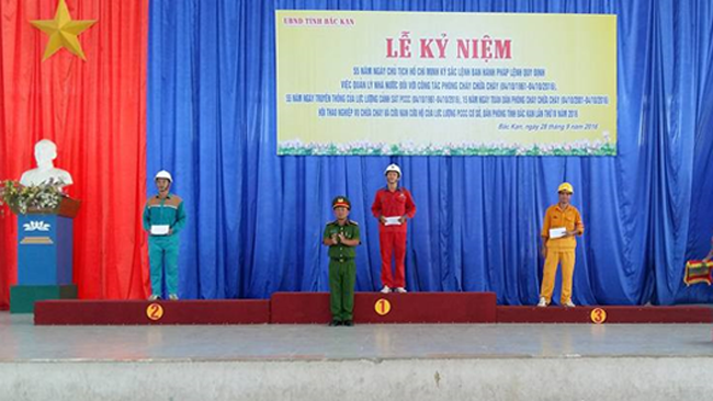 PV POWER BACKAN ĐẠT THÀNH TÍCH CAO TẠI HỘI THAO PCCC TỈNH BẮC KẠN