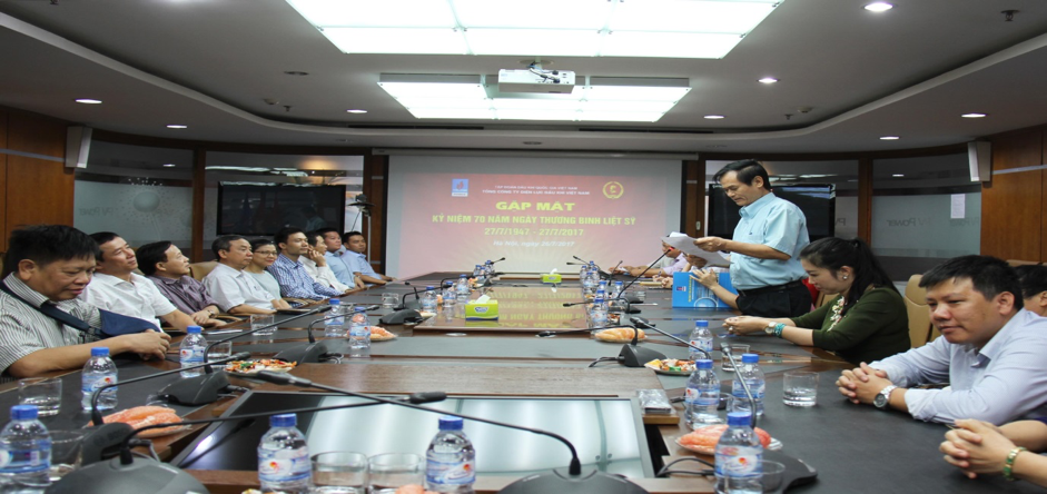Tổng Công ty Điện lực Dầu khí Việt Nam gặp mặt các đồng chí cán bộ, nhân viên là con Thương binh, Liệt sỹ nhân dịp kỷ niệm 70 năm Ngày Thương binh, Liệt sĩ.