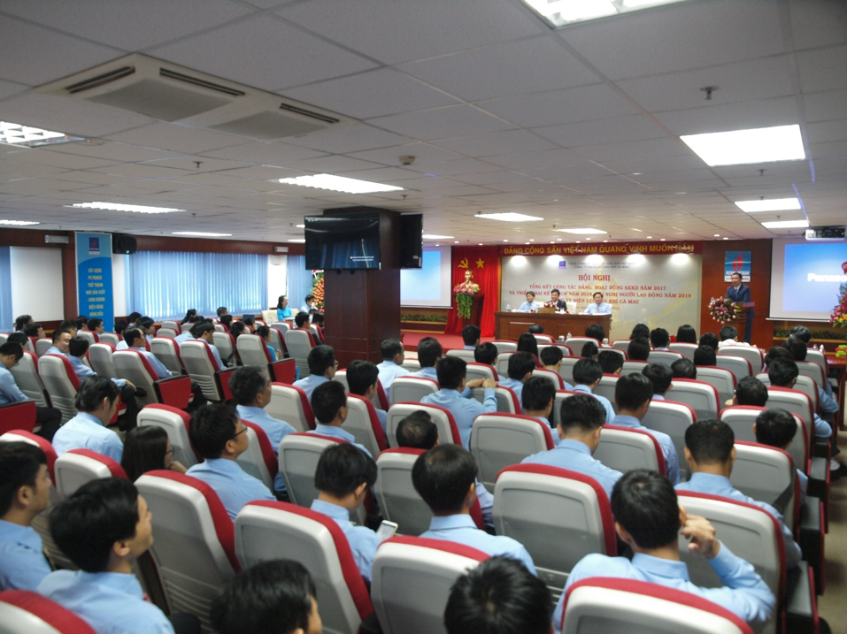 PV POWER CA MAU  TỔ CHỨC THÀNH CÔNG HỘI NGHỊ TỔNG KẾT  CÔNG TÁC ĐẢNG - HOẠT ĐỘNG SẢN XUẤT KINH DOANH NĂM 2017 VÀ    TRIỂN KHAI KẾ HOẠCH SXKD, HỘI NGHỊ NGƯỜI LAO ĐỘNG NĂM 2018.