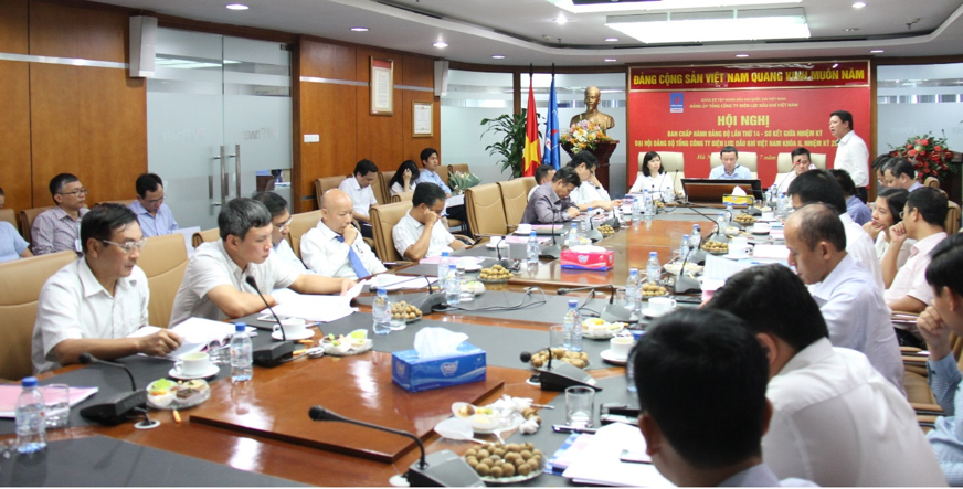 HỘI NGHỊ SƠ KẾT GIỮA NHIỆM KỲ ĐẠI HỘI  ĐẢNG BỘ TỔNG CÔNGTY KHÓA II, NHIỆM KỲ 2015-2020