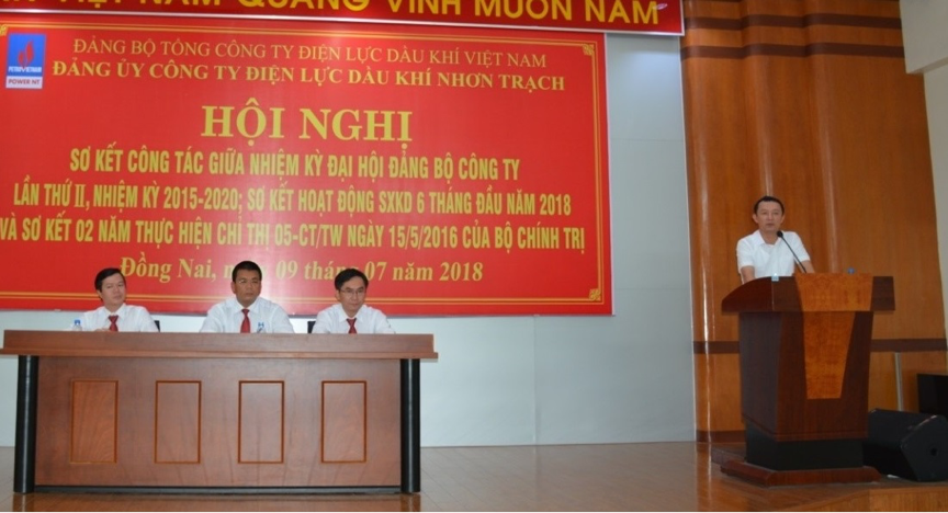 Đảng bộ PV Power NT tổ chức Hội nghị sơ kết công tác giữa nhiệm kỳ