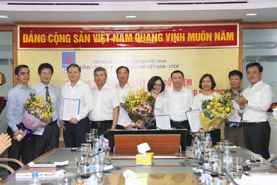 Lễ công bố và trao quyết định bổ nhiệm các Phó Tổng giám đốc và Kế toán trưởng của PV Power