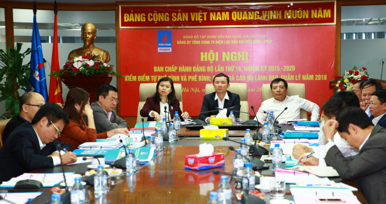 PV POWER TỔ CHỨC HỘI NGHỊ BAN CHẤP HÀNH ĐẢNG BỘ LẦN THỨ 16