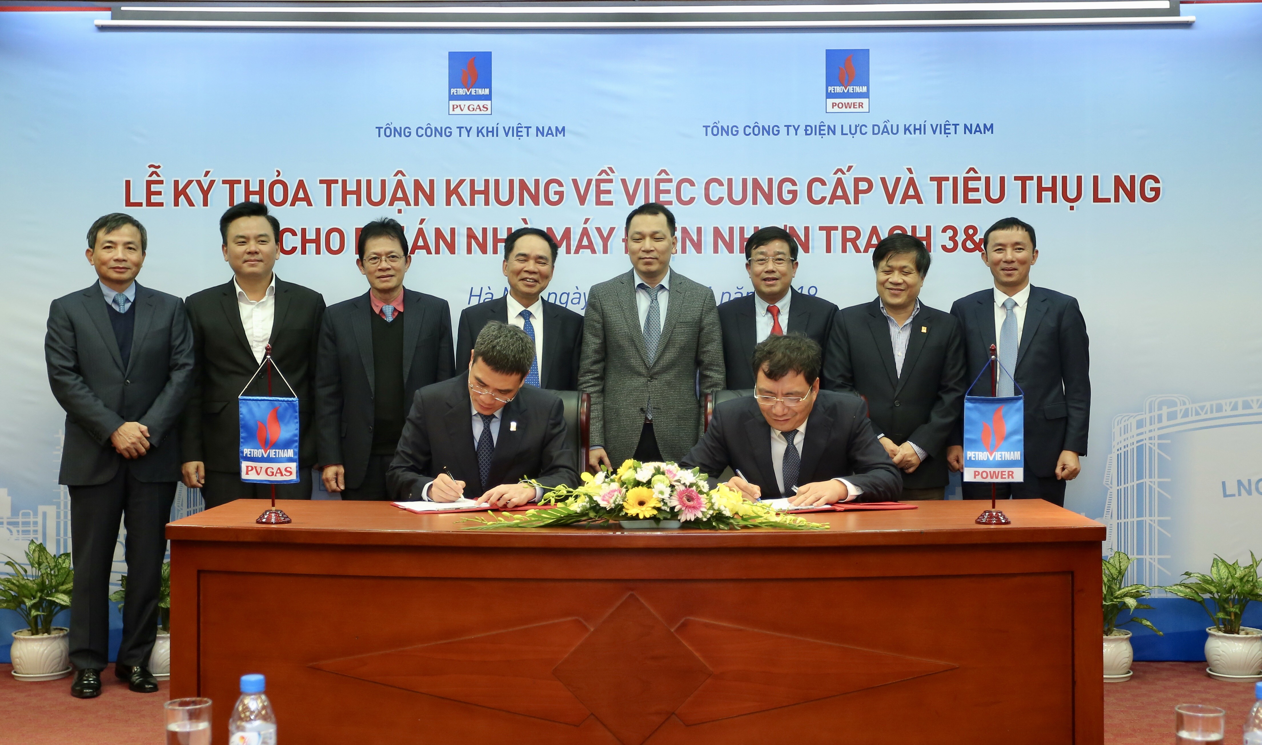 PVGAS và PVPOWER KÝ KẾT THỎA THUẬN KHUNG VỀ VIỆC CUNG CẤP VÀ TIÊU THỤ LNG CHO NHÀ MÁY ĐIỆN NHƠN TRẠCH 3 & 4