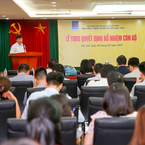 PV POWER TRAO CÁC QUYẾT ĐỊNH BỔ NHIỆM CÁN BỘ