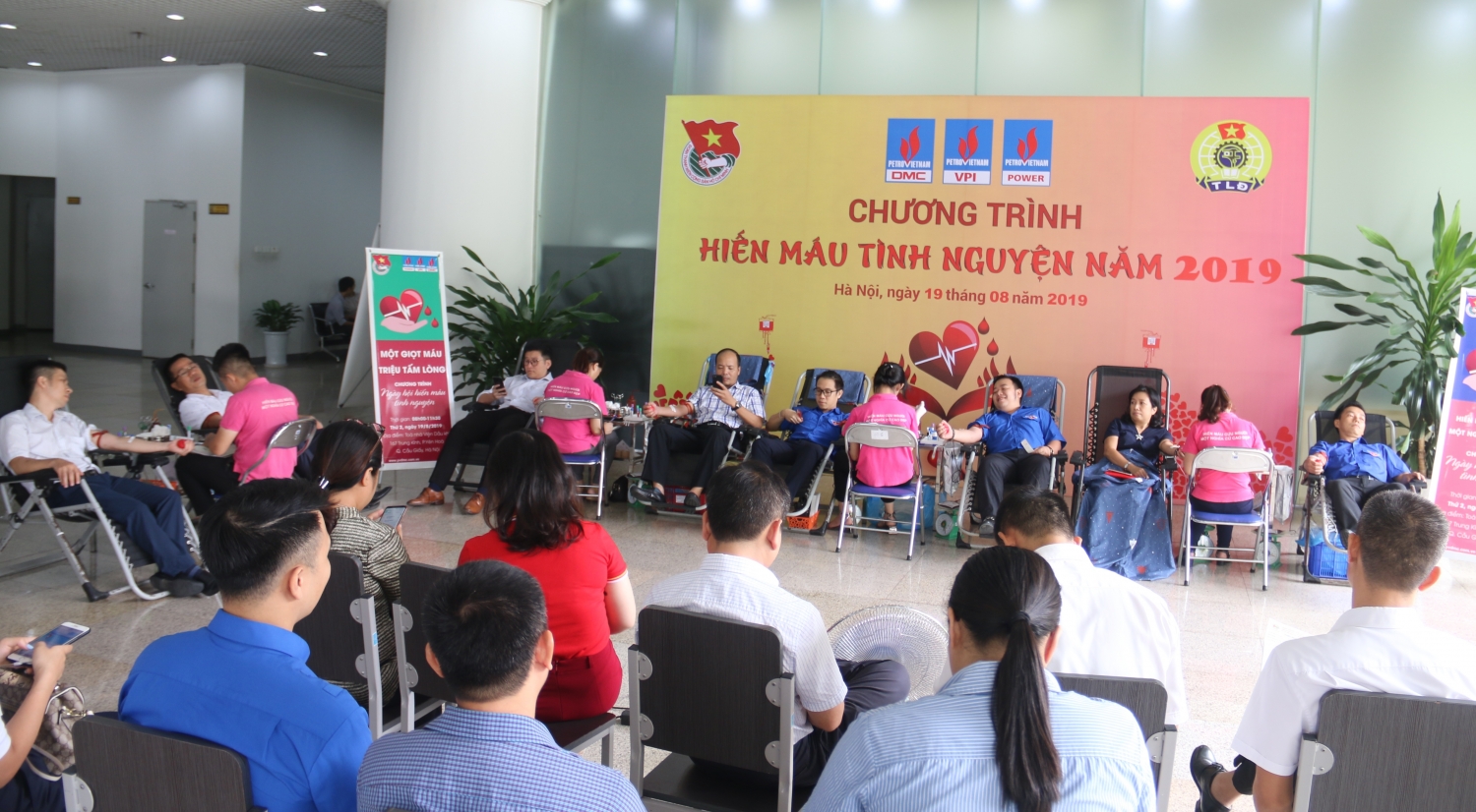 Tuổi trẻ 3 đơn vị Dầu khí tổ chức chương trình hiến máu tình nguyện 2019