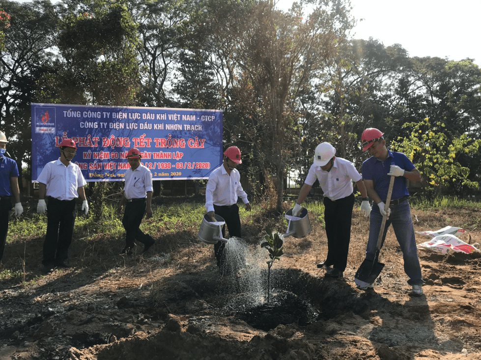 PV Power NT1 tổ chức Lễ ra quân trồng cây đầu xuân Canh Tý
