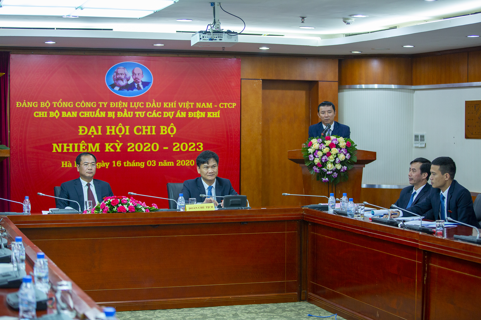 Ban chuẩn bị đầu tư các dự án điện khí PV Power tổ chức đại hội chi bộ nhiệm kỳ 2020 – 2023