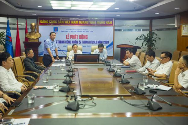 PV POWER TỔ CHỨC LỄ PHÁT ĐỘNG HƯỞNG ỨNG THÁNG CÔNG NHÂN VÀ THÁNG AN TOÀN VỆ SINH LAO ĐỘNG NĂM 2020