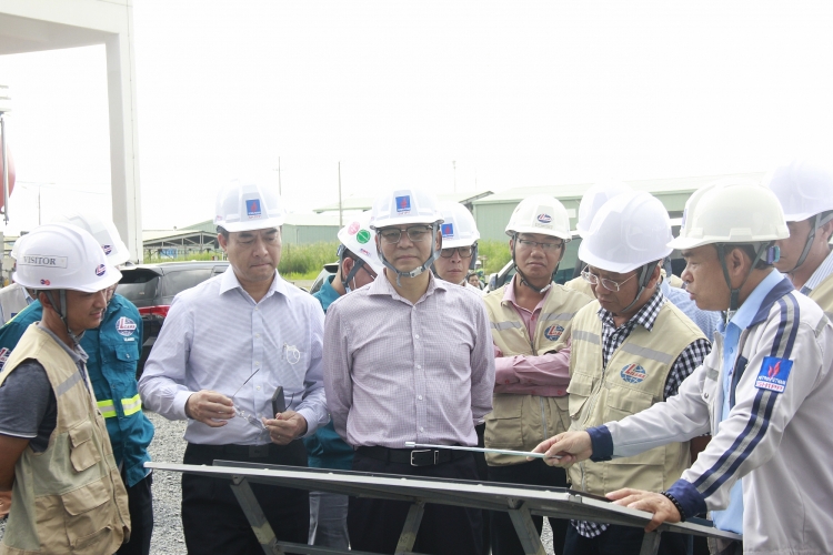 Tổng giám đốc PVN làm việc với Ban QLDA ĐLDK Sông Hậu 1, Long Phú 1