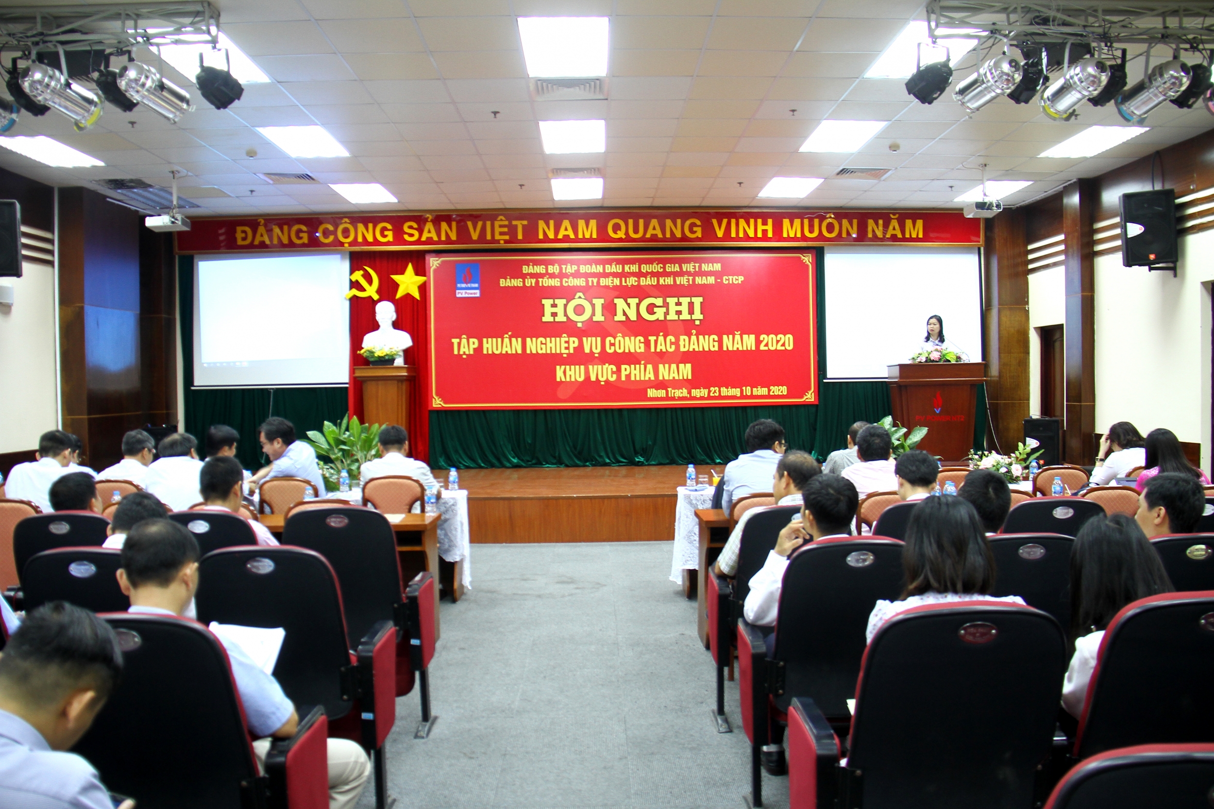 Đảng uỷ PV Power tổ chức thành công Hội nghị tập huấn công tác Đảng năm 2020 khu vực phía Nam