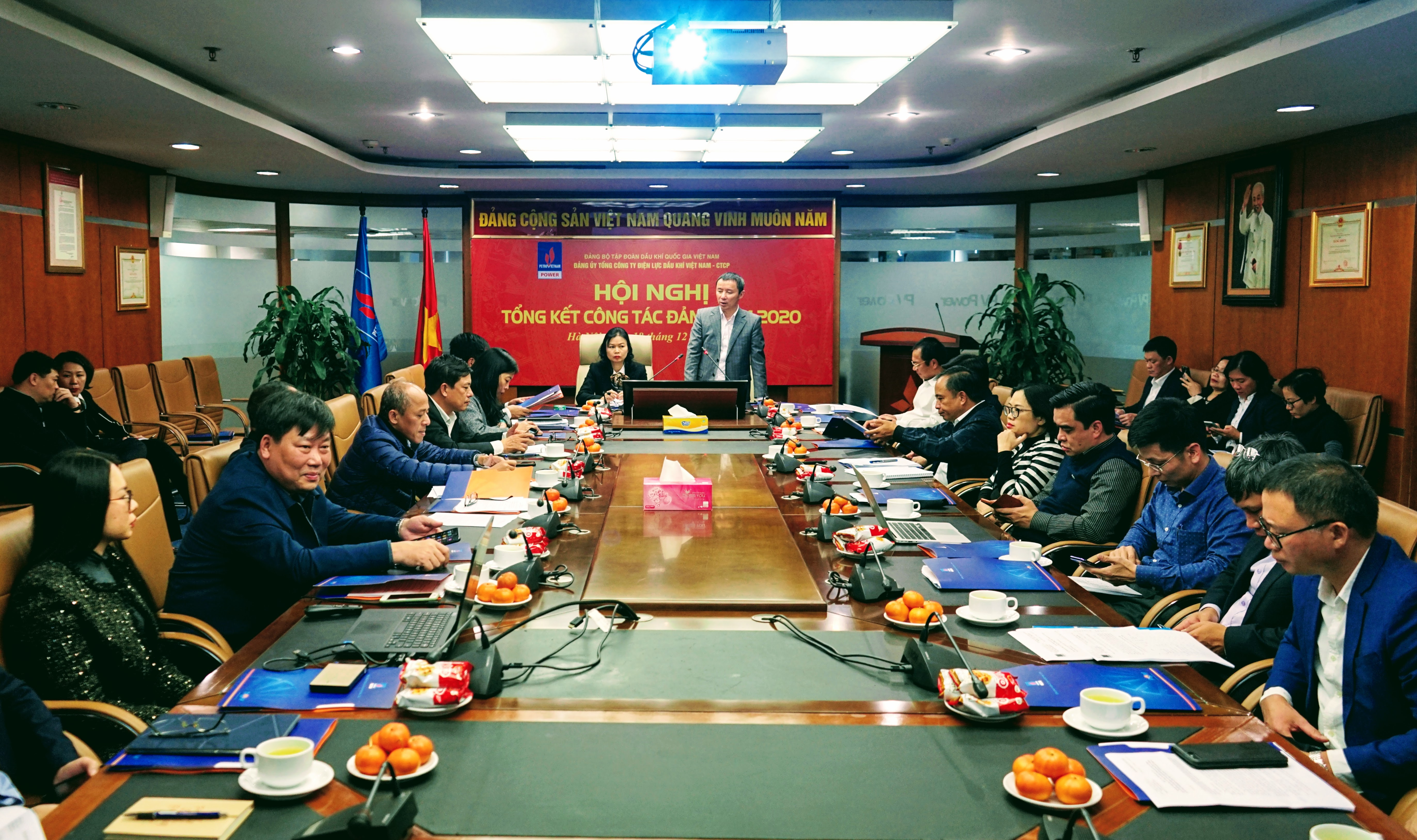 PV POWER TỔ CHỨC HỘI NGHỊ TỔNG KẾT CÔNG TÁC ĐẢNG NĂM 2020