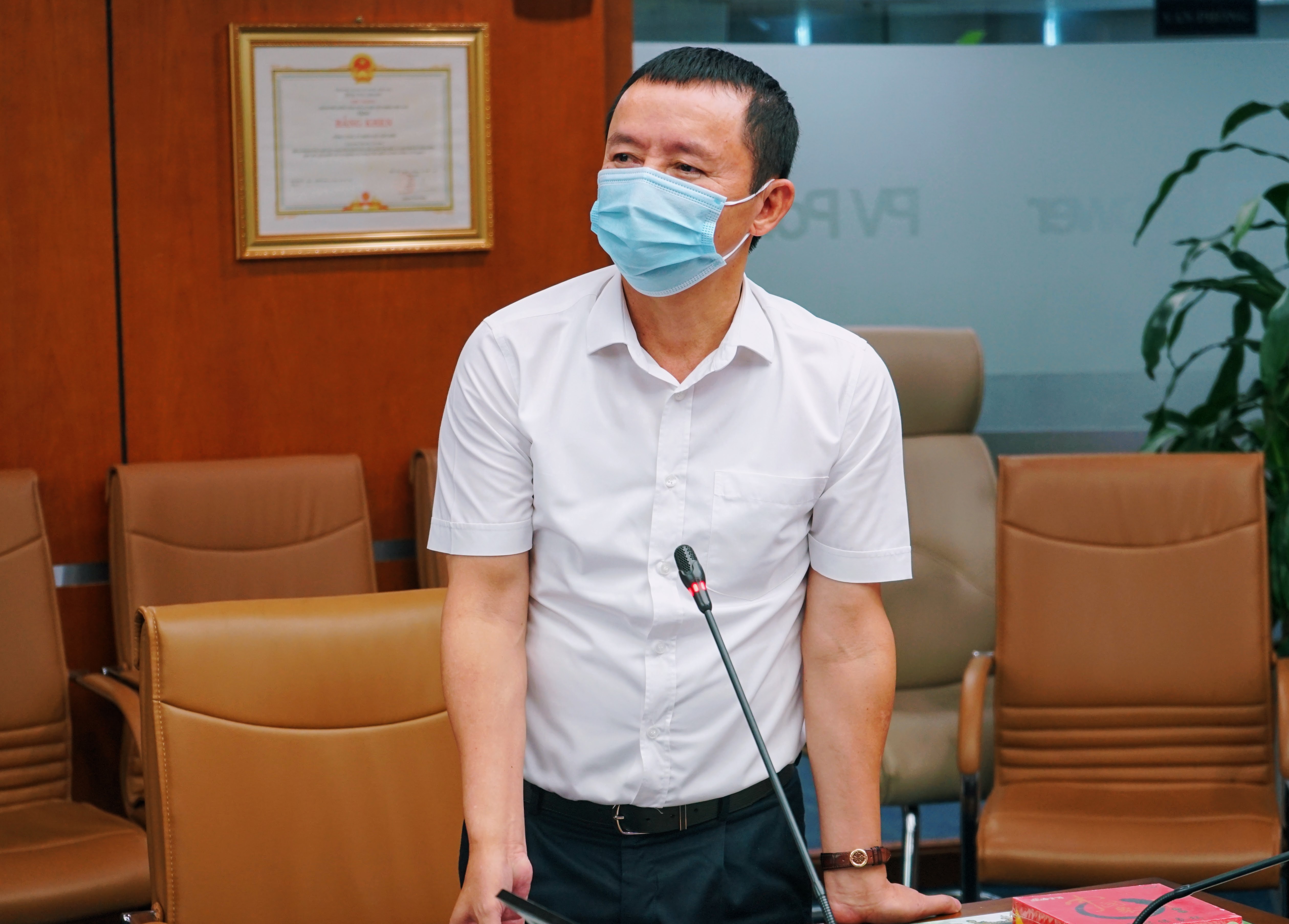  Đồng chí Hồ Công Kỳ - Chủ tịch HĐQT phát biểu tại Hội nghị