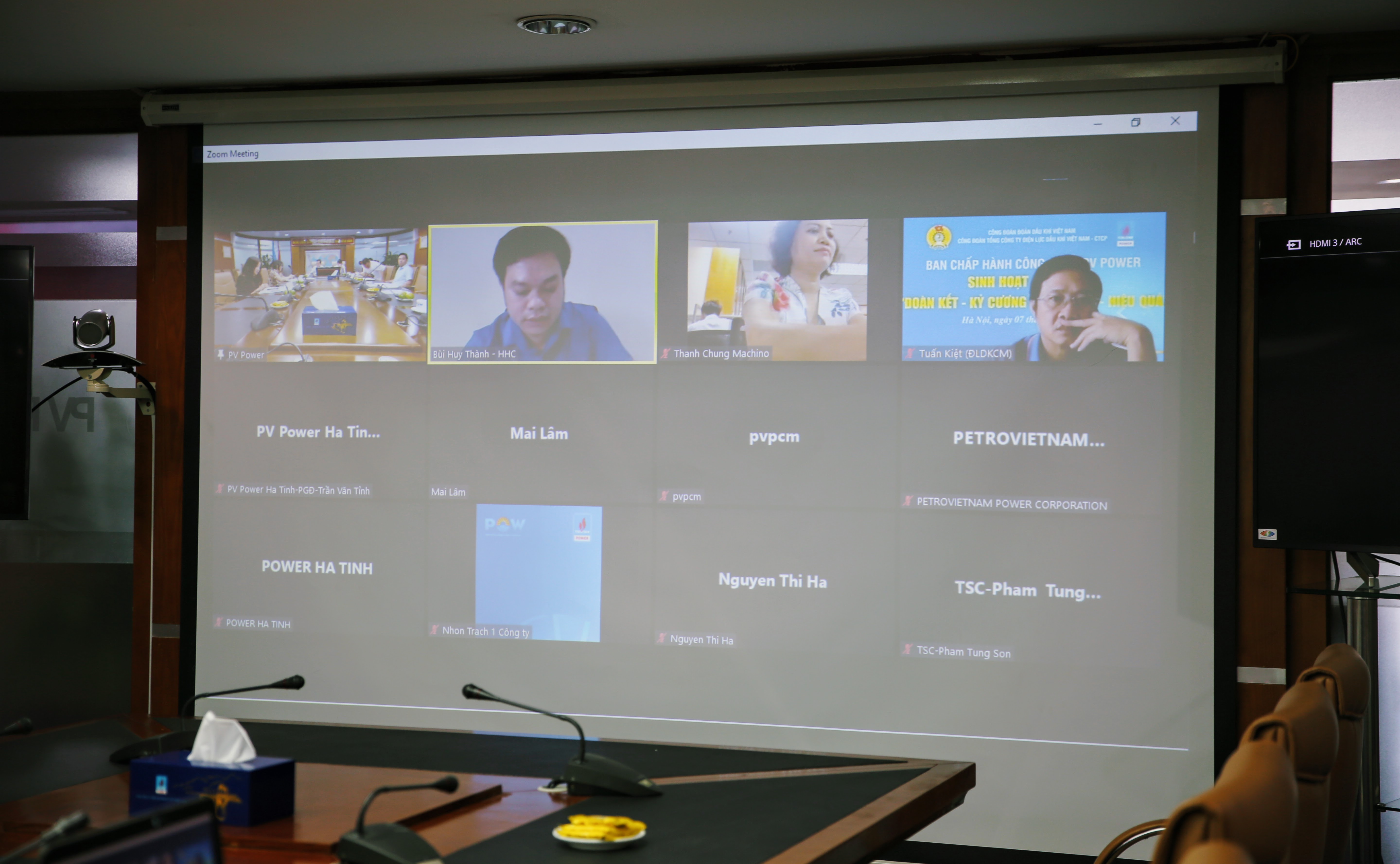  Các Công đoàn cơ sở trực tuyến tại các điểm cầu