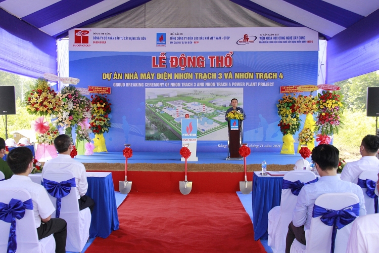 Khởi công san lấp mặt bằng xây dựng Nhà máy Điện Nhơn Trạch 3 và 4