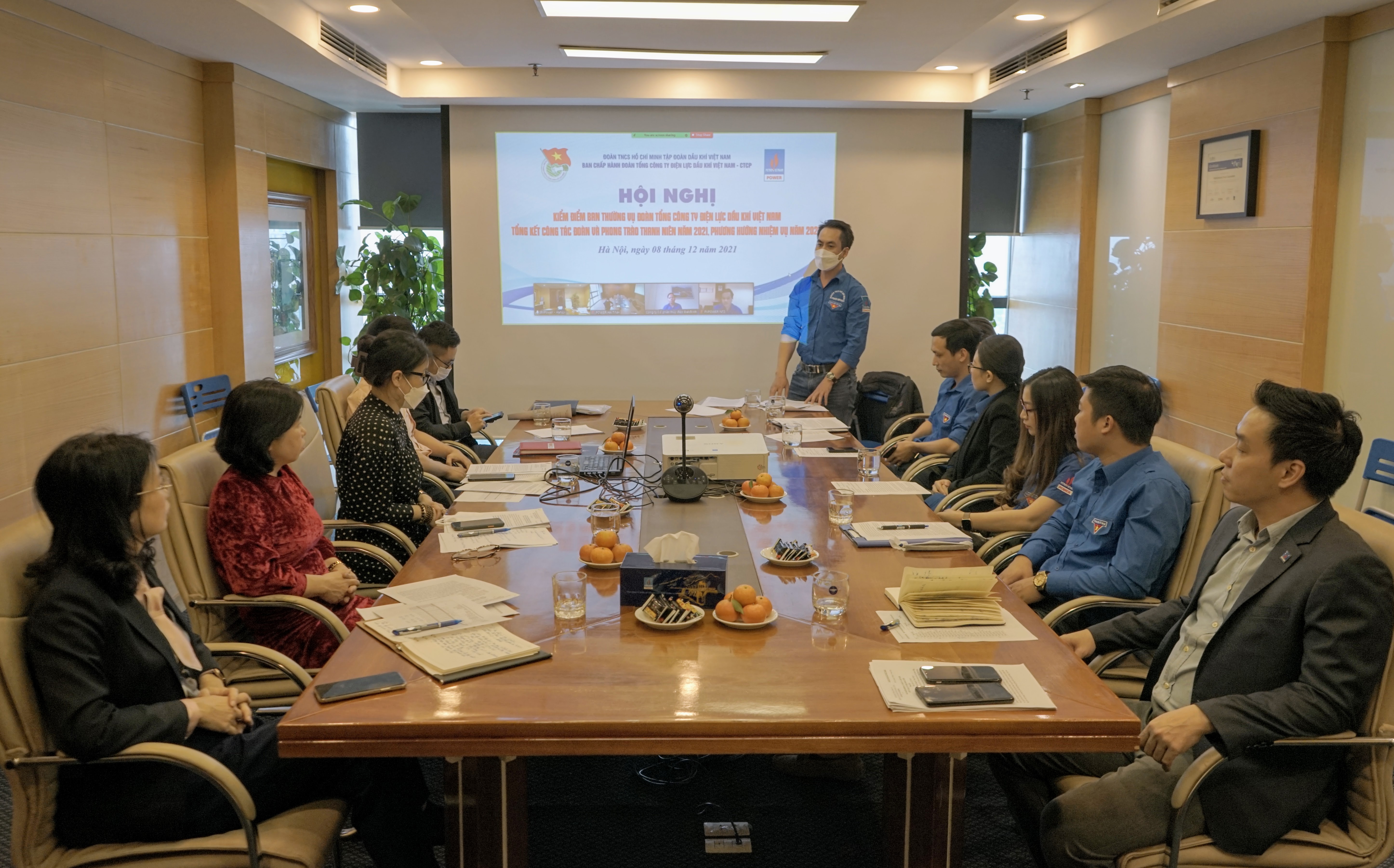 ĐOÀN THANH NIÊN PV POWER TỔ CHỨC HỘI NGHỊ TỔNG KẾT CÔNG TÁC ĐOÀN VÀ PHONG TRÀO ĐOÀN THANH NIÊN NĂM 2021, PHƯƠNG HƯỚNG NHIỆM VỤ NĂM 2022