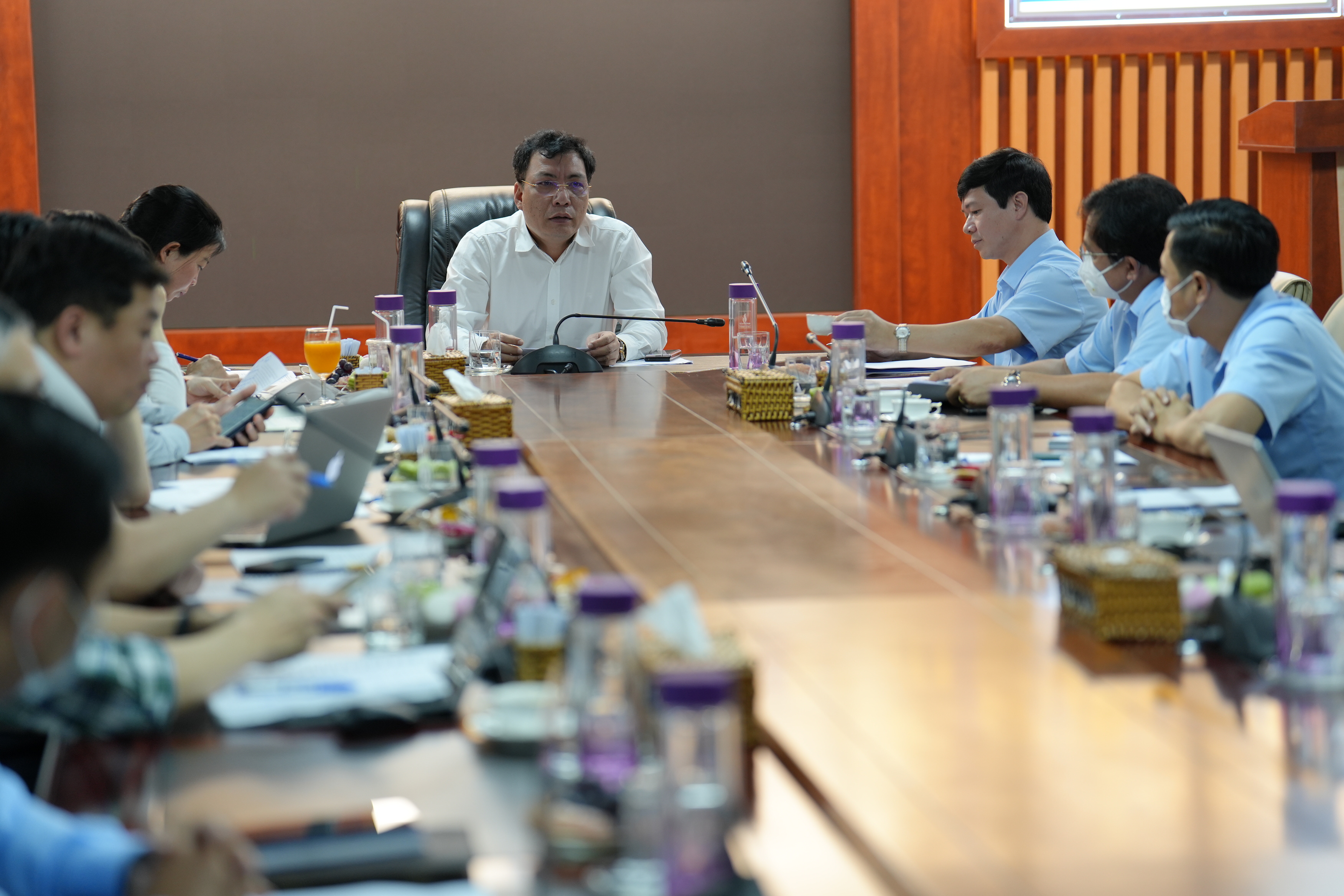 Tổng giám đốc PV Power làm việc với PV Power Ca Mau