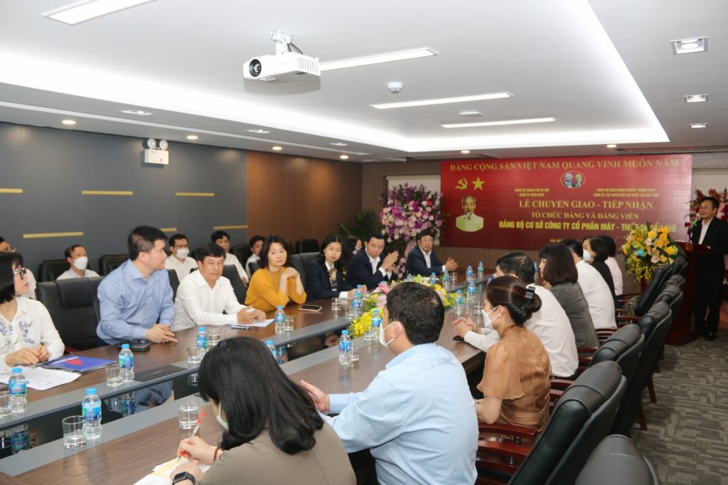  Lễ chuyển giao - tiếp nhận tổ chức đảng và đảng viên PV Machino