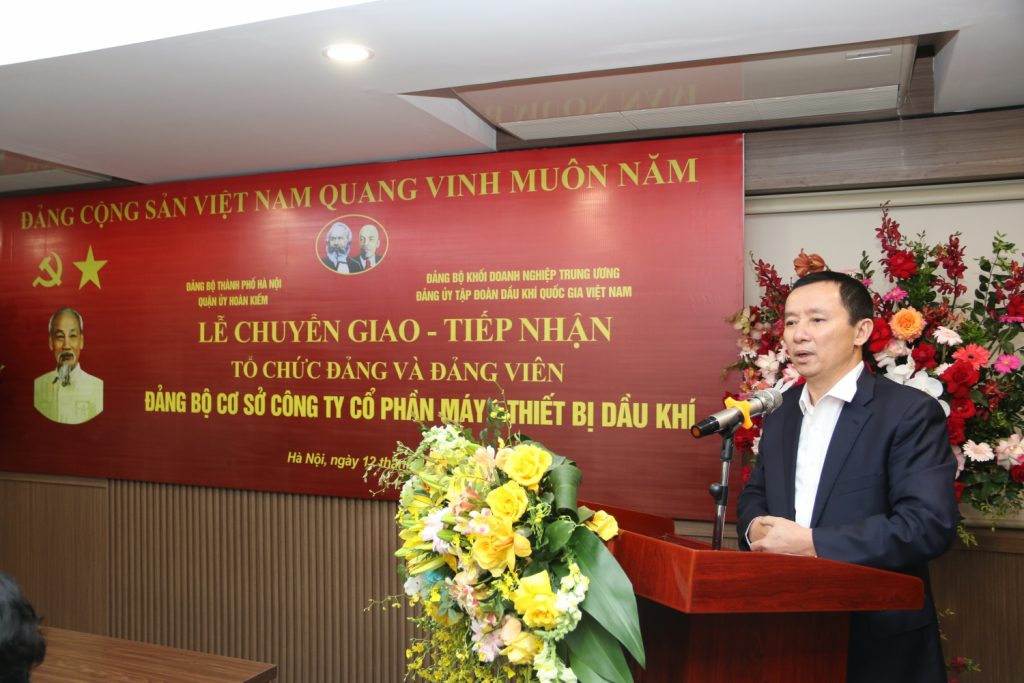  Đồng chí Hồ Công Kỳ phát biểu tại buổi lễ