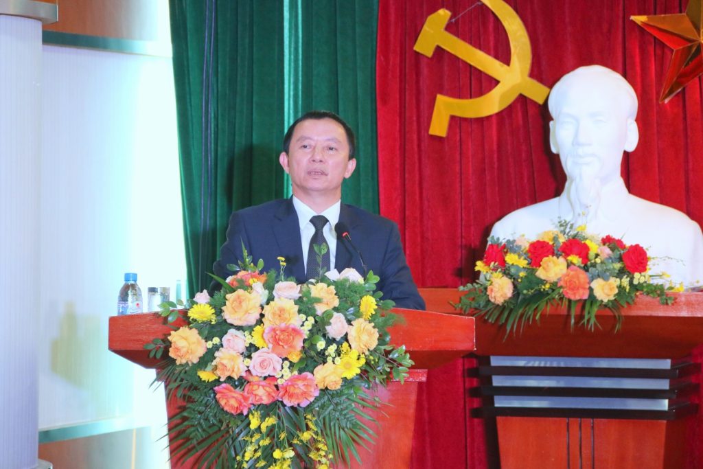  Đồng chí Hồ Công Kỳ - Bí thư Đảng ủy, Chủ tịch HĐQT PV Power phát biểu tại đại hội