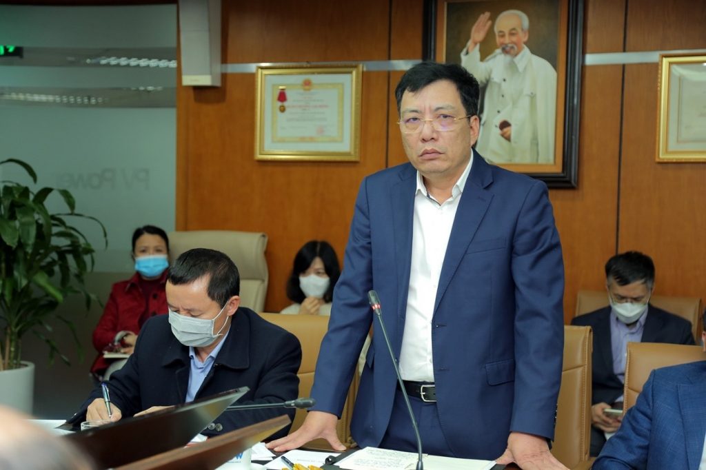  PV Power's General Director Le Nhu Linh reported on plans and solutions to implement tasks in 2022.