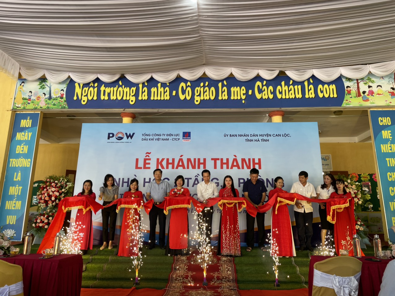 PV Power khánh thành công trình an sinh xã hội tại Hà Tĩnh
