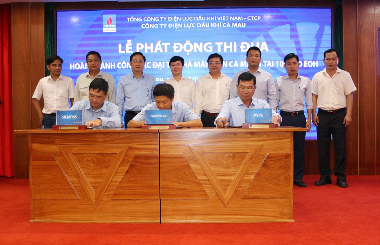 PV Power Ca Mau phát động thi đua hoàn thành đại tu nhà máy