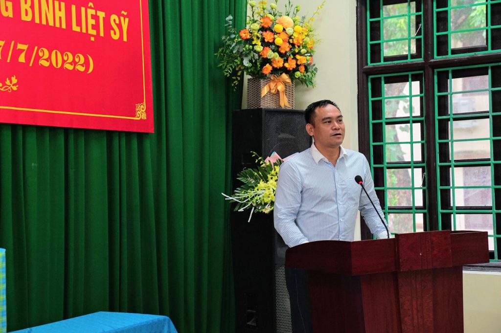  Ông Vũ Chí Cường phát biểu tại buổi gặp gỡ