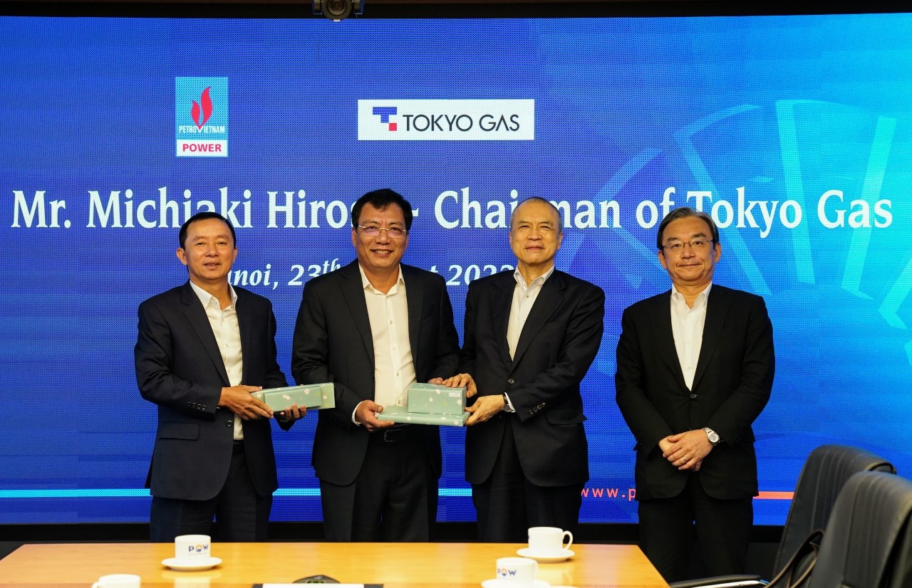 Lãnh đạo PV Power tiếp đón Tokyo Gas