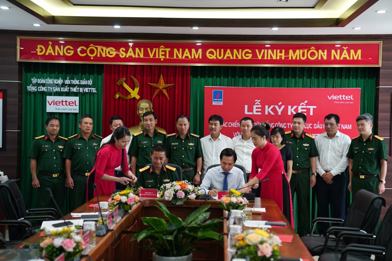 PV Power ký thỏa thuận hợp tác với các đơn vị thành viên của Viettel