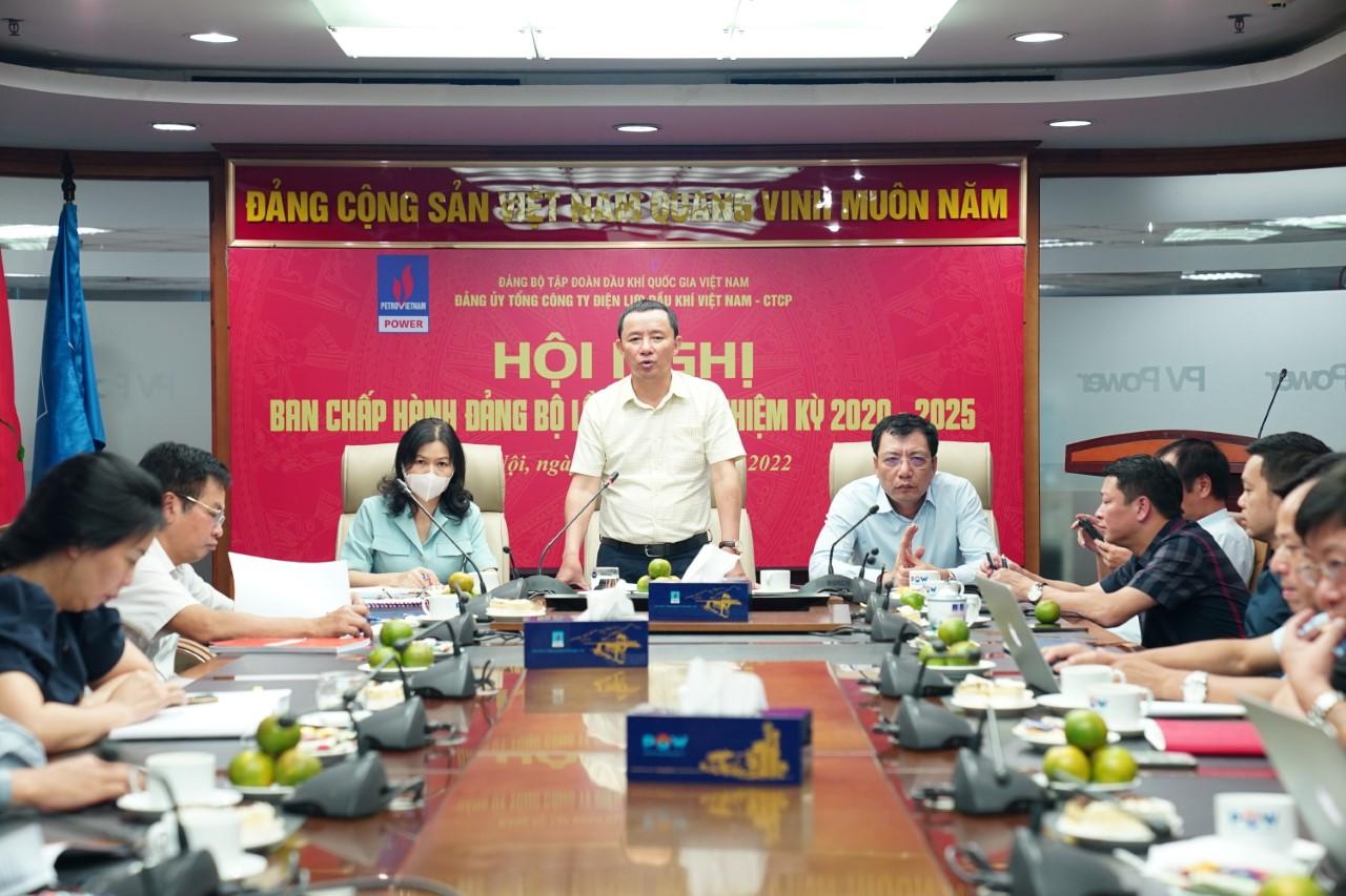 Đảng ủy PV Power tổ chức Hội nghị Ban Chấp hành Đảng bộ Tổng công ty lần thứ 11, nhiệm kỳ 2020 - 2025