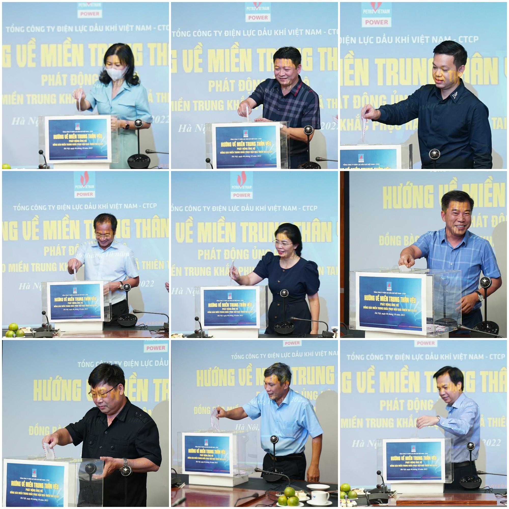 PV Power phát động ủng hộ đồng bào miền Trung khắc phục hậu quả của bão Noru