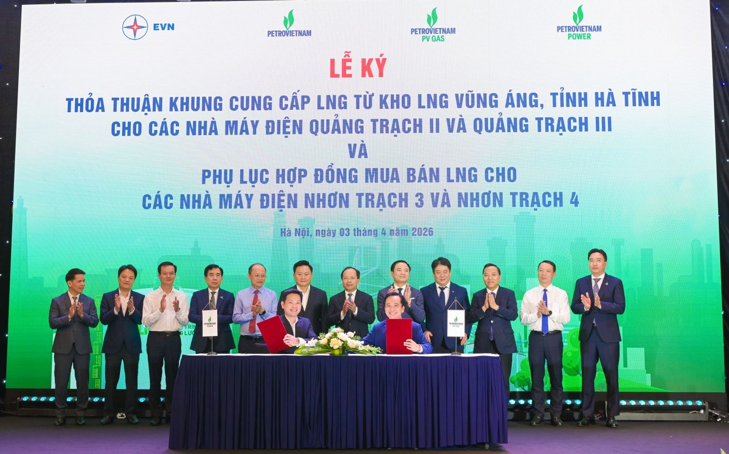 PV GAS ký kết Phụ lục hợp đồng cung cấp LNG dài hạn trong 25 năm với PV Power