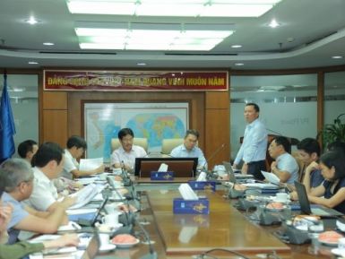 Lãnh đạo Petrovietnam làm việc với PV Power về chương trình giám sát hoạt động SXKD năm 2022