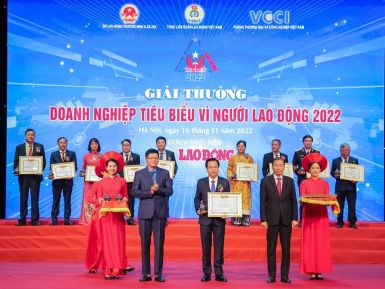 PV Power và PV Power NT2 nhận tôn vinh "Doanh nghiệp tiêu biểu vì người lao động" năm 2022