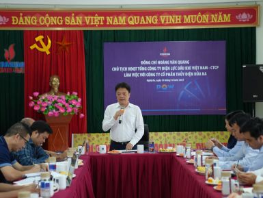 Chủ tịch HĐQT PV Power làm việc với PV Power HHC