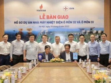 Petrovietnam tiếp nhận bàn giao hồ sơ Dự án Nhà máy Nhiệt điện Ô Môn III và Ô Môn IV